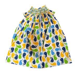 Claire & Charlie Girls Smocked Dress Whales Pattern Size 24M